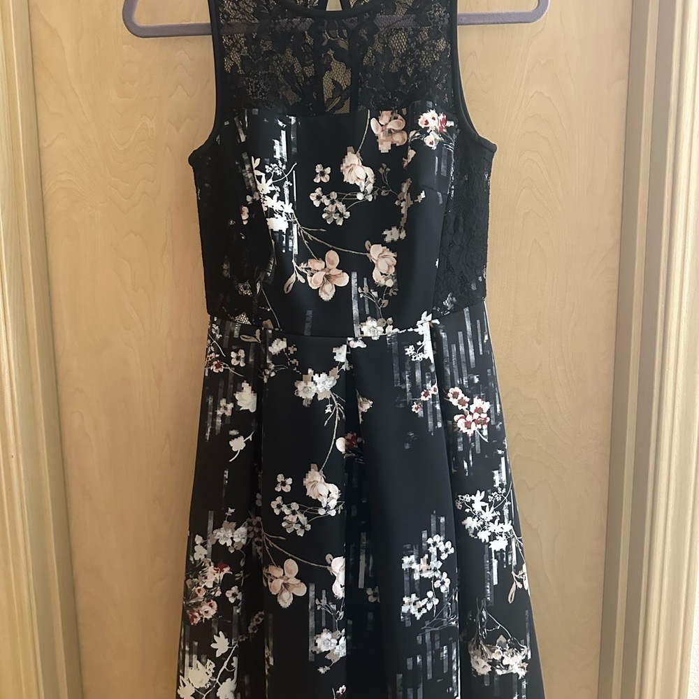 White House Black Market Black Lace Dress